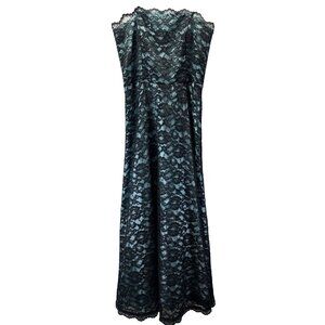 Night Way Collections Maxi Dress 8 Strapless Whimsygoth Corset Bra Boning